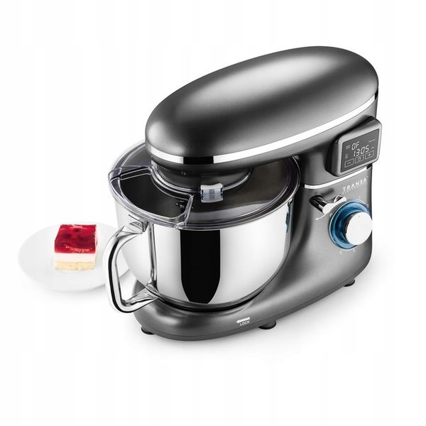 Robot planetarny z podgrzewaną misą Kuchenny Srebrny MISA 6L DUŻA MOC 3000W zdjęcie 13