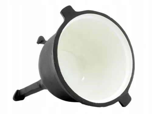 Kociołek myśliwski na pieczonki 8l żeliwny emaliowany 2w1 grill na Arena.pl