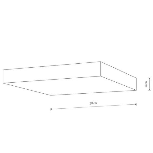 Plafon natynkowy kwadratowy Lid Square 10432 Nowodvorski LED 50W 4000K biały na Arena.pl