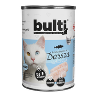 KARMA MOKRA DLA KOTA BULTI Puszka mielonka z dorszem 400g