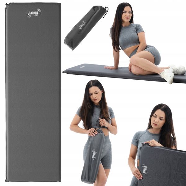 MATA KARIMATA TURYSTYCZNA BIWAKOWA SAMOPOMPUJĄCA 180x50x2,5 CM CAMPINGOWA zdjęcie 1