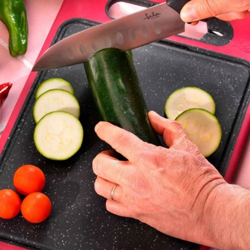 DESKA DO KROJENIA WARZYW OWOCÓW MIĘSA Z OSTRZAŁKĄ DO NOŻY UCHWYTEM KUCHENNA na Arena.pl