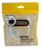 Taśma Nano Tape dwustron przezrocz 24mm x3M, 3879