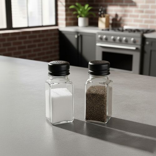Przyprawnik Solniczka Pieprzniczka Zestaw Pojemniki do Soli Pieprzu Szklane na Arena.pl