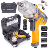 Udarowy Klucz ELEKTRYCZNY 800NM 1/2'' Adapter 1/4' PM-EKU-2100M PM0836