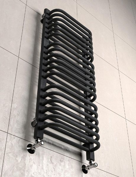 GRZEJNIK ŁAZIENKOWY OLD-SCHOOL 720x400 CZARNY STR zdjęcie 5