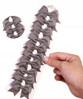 Zestaw Kokardka Kokarda 10 Spinka Włosów Dziecięca