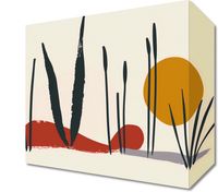 Obraz 20x20cm Trzcina przy Zachodzie