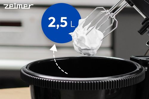 MIKSER RĘCZNY ZELMER LEKKI ROBOT KUCHENNY Z MISĄ 2,5L 4 KOŃCÓWKI TURBO na Arena.pl