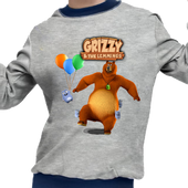 Piżama dziecięca Grizzy i Lemingi