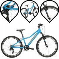 Rower górski Kross Hexagon JR 1.0 koło 24 niebieski połysk 2024