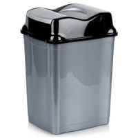 Kosz na Śmieci Odpady Plastikowy Uchylny Biurowy Łazienkowy Kuchenny 28L