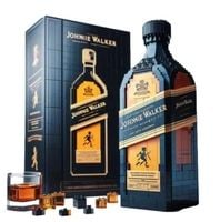 KLOCKI 3D DLA DOROSŁYCH JOHNNIE WALKER BUTELKA DEKORACJA KOLEKCJONERSKA