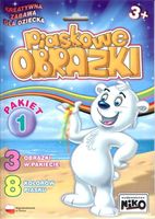 Piaskowe obrazki Pakiet1 (biedronka,rybka,din 6094