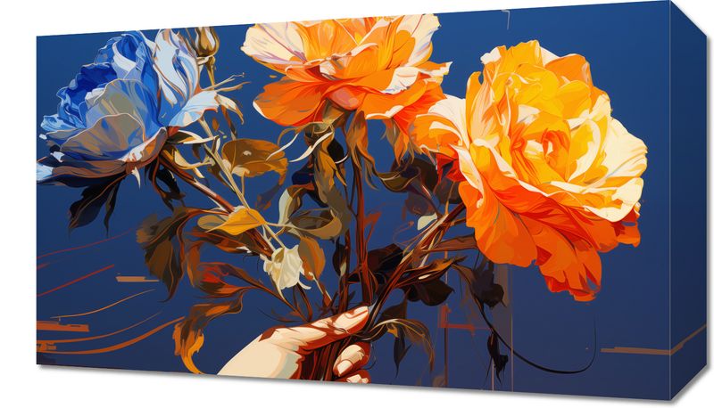 Obraz 50x30cm Żywy Uścisk zdjęcie 1