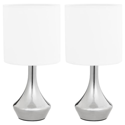 Lampy Stołowe, 2 Szt., Dotykowe, Białe, E14 na Arena.pl