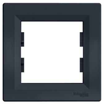 Ramka pojedyncza 1-krotna Schneider Asfora EPH5800171 antracyt zdjęcie 1