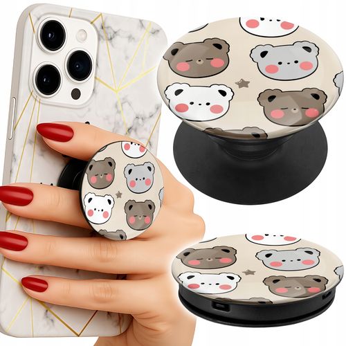 Uchwyt do telefonu Popsocket na palce/stojak MISIE WZORY DLA NAJMŁODSZYCH na Arena.pl