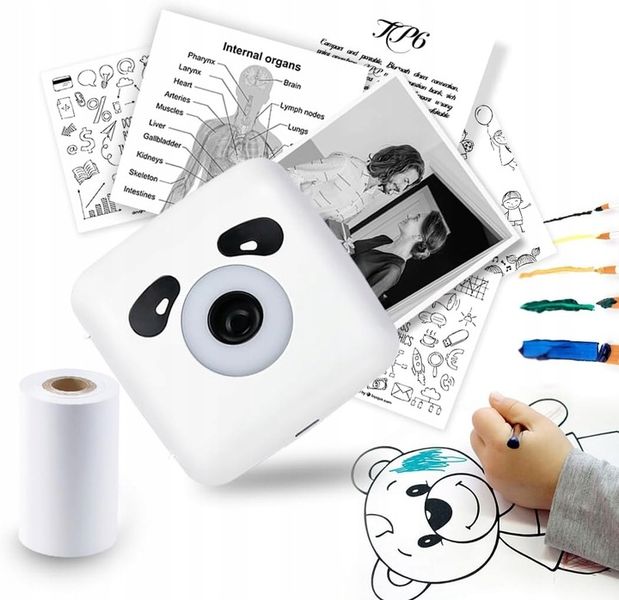 Mini drukarka fotograficzna bezprzewodowa WYSOKA JAKOŚĆ zdjęcie 1