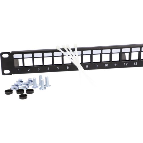 Patch panel 19 Rack 24 port 1U Metalowy Vidiline na Arena.pl