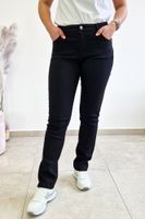 Klasyczne Czarne Spodnie Jeansowe Damskie 32