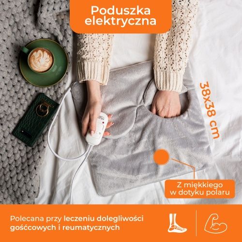 AD 7403 Poduszka elektryczna - szara na Arena.pl