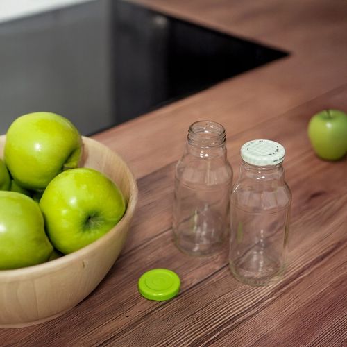 10x BUTELKA NA SOK KUBUŚ SOCZEK 330ml + ZAKRĘTKA BUTELKI SZKLANE NA SYROP na Arena.pl