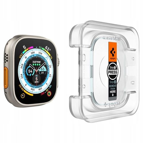 2 SZTUKI Szkło Hartowane SPIGEN do Apple Watch Ultra 2 / 1 49mm +APLIKATOR na Arena.pl