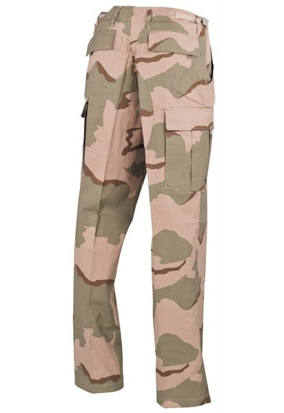 Spodnie US Kampfhose Rip Stop 3 Farben desert wzmocnienia na kolanach i pośladkach L zdjęcie 3