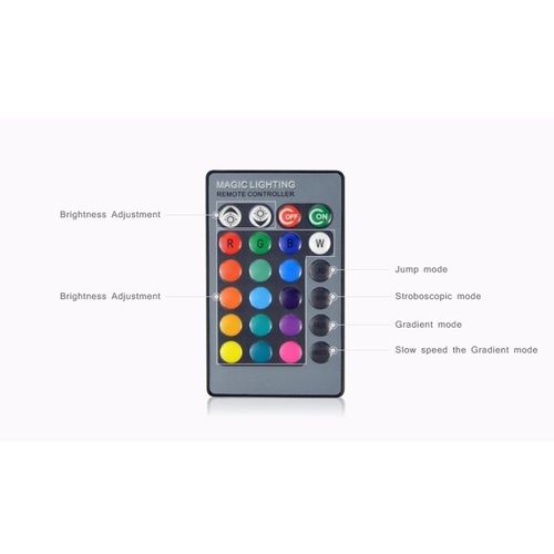 Wielobarwna Żarówka Diodowa Led Rgbw 12W/230V E27 16 Kolorów + Pilot na Arena.pl