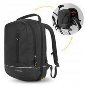 wozinsky torba rowerowa podwójna plecak 2w1 30l czarna (wbb30bk)