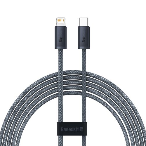 Kabel przewód do iPhone USB-C - Lightning Power Delivery 20W 2m - szary na Arena.pl