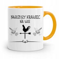 Kubek Żółty Dla Krawca Najlepszy Krawiec Prezent Z Nadrukiem Ze Zdjęciem