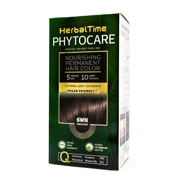 Herbal Time Trwała farba do włosów - 6WN Mokaccino zdjęcie 1