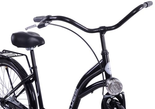 (K14E) Rower miejski Kozbike 28 czarny standard na Arena.pl