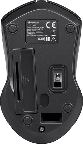 Klawiatura Bezprzewodowa i Mysz Zestaw Defender LIMA C-993 do Komputera na Arena.pl