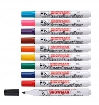 Flamastry Snowman 10 szt. zdjęcie 1
