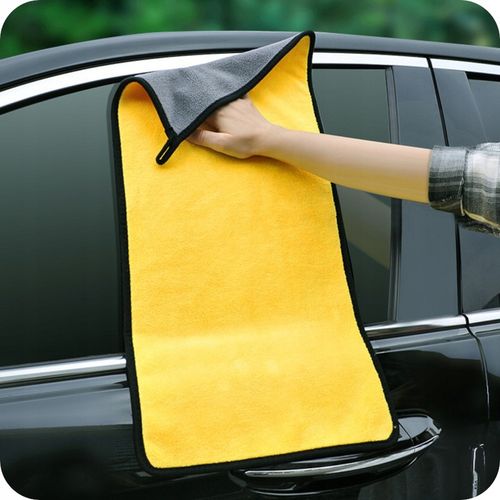 PUSZYSTY RĘCZNIK Z MIKROFIBRY 800g/m2 DO OSUSZANIA SAMOCHODU AUTA DETAILING na Arena.pl