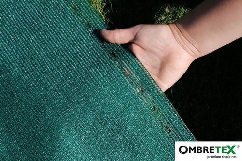 Mata Osłonowa Na Ogrodzenie 1,5x15m 95% Płot Balkon Zielona Siatka Gruba na Arena.pl