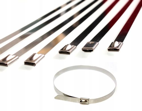 Opaska stalowa zaciskowa 12x500mm nierdzewna zip na Arena.pl