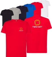 męska KOSZULKA T-SHIRT własny HAFT LOGO NAPIS firmowa reklamowa 20 sztuk
