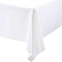 OBRUS plamoodporny BIAŁY materiałowy KOMUNIA wesele ŚLUB 140x170 cm