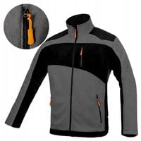 POLAR MĘSKI roboczy Bluza Męska Rozpinana Polarowa ocieplana Oxford r. M