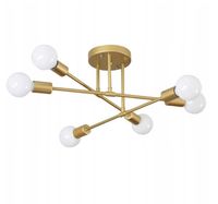 LAMPA WISZĄCA SUFITOWA ŻYRANDOL DO SALONU E27 ZŁOTA