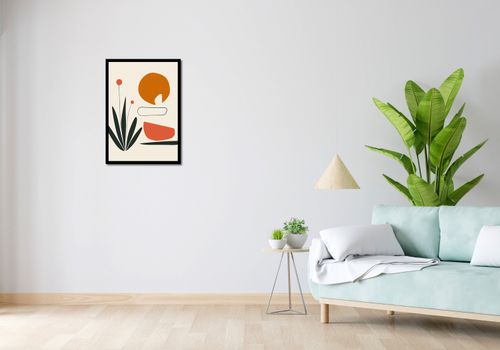 Plakat 50x70cm Abstrakcyjny Zen na Arena.pl