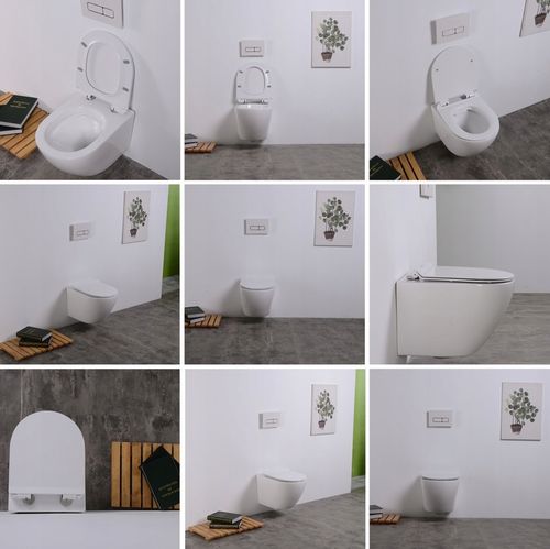 7w1 STELAŻ GEBERIT+WC NOVA RIMLESS+DESKA+PRZYCISK+MATA na Arena.pl