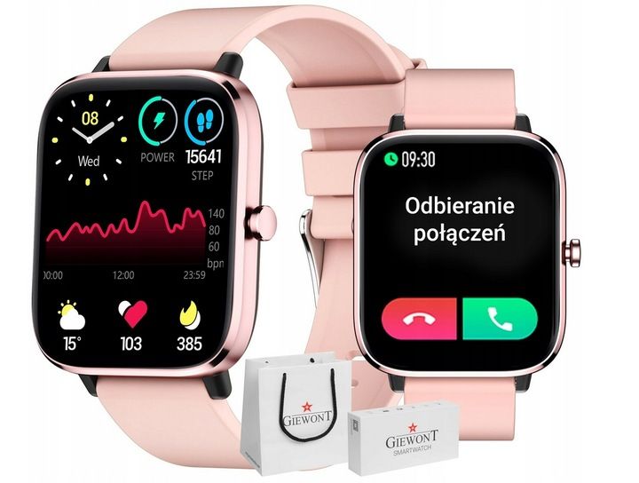 SMARTWATCH GIEWONT GW230-1 Dynamic SmartCall ROZMOWY SMS SPORT ALERT KROKI zdjęcie 1
