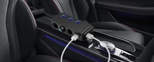 ROZDZIELACZ ROZGAŁĘŹNIK ZAPALNICZKI 4 USB QC i PD na Arena.pl