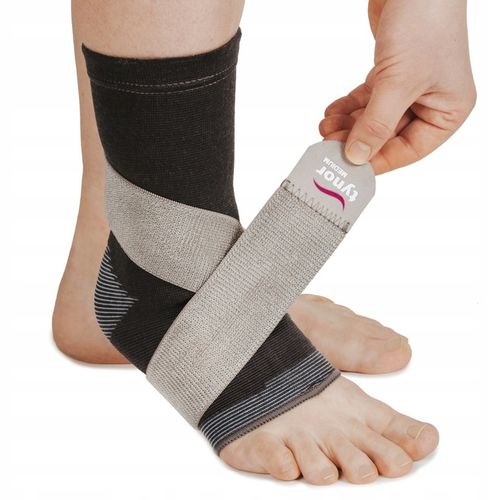 STABILIZATOR KOSTKI I STOPY ORTEZA STAWU SKOKOWEGO ELASTYCZNA OPASKA na Arena.pl