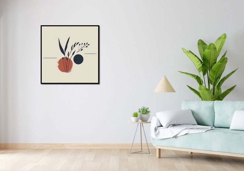 Plakat 80x80cm Botaniczna Barwa zdjęcie 4